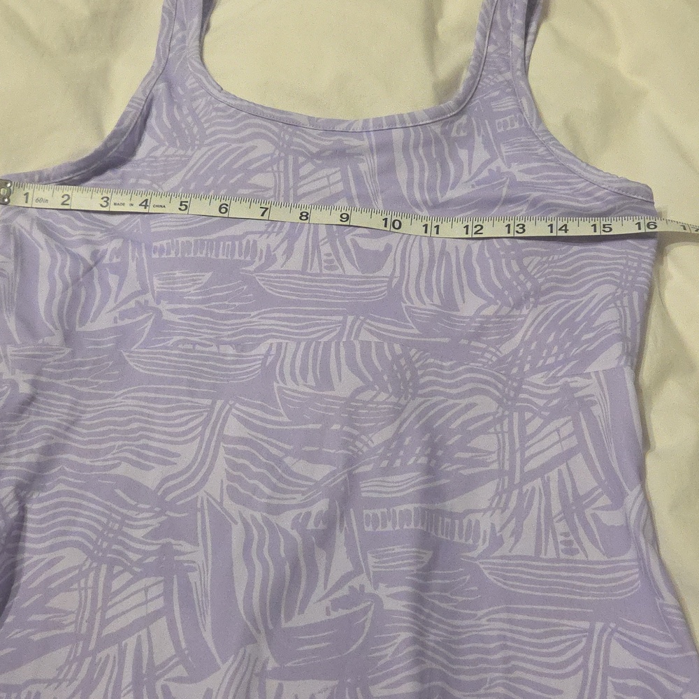 Columbia Dress In A Pretty Lavendar Colored Print. Great Condition! Size Medium. - Picture 10 of 10